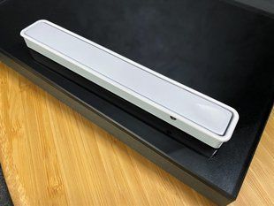 Врезные ручки для мебели Piano 96 мм белые FX-100-96-07 фото