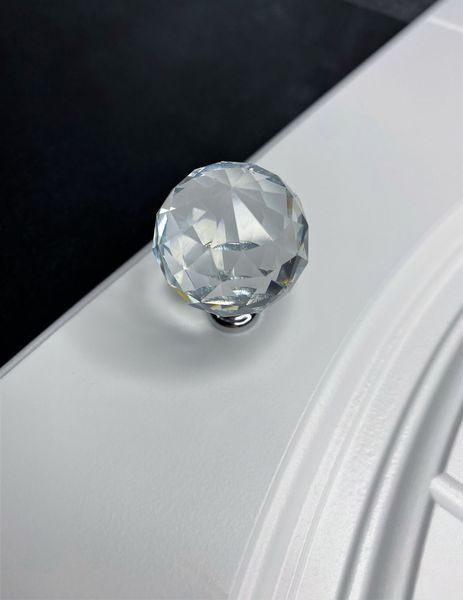 Мебельная ручка кристалл Diamond хром DFX-057-02 фото