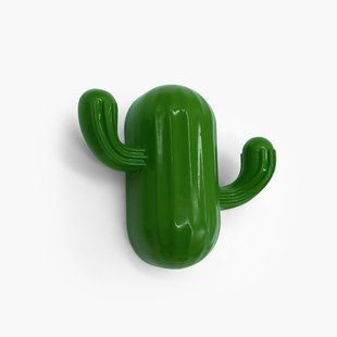 Кольоровий декоративний гачок для одягу та аксесуарів Cactus зелений FHG-047-124 фото