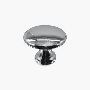 Ручка кнопка для мебели Brama хром DFX-103-02 фото