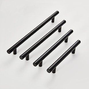 Мебельная ручка рейлинговая черная 96мм DR 11/096 SS BLK фото