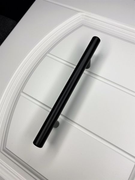 Мебельная ручка рейлинговая черная 96мм DR 11/096 SS BLK фото
