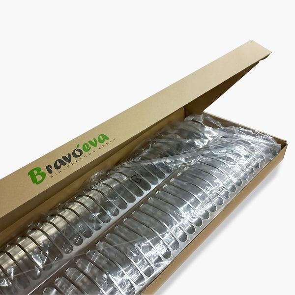 Сушка для посуды в кухонный модуль 500 мм нержавейка Bravo Lux KID-01-500 фото