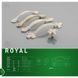 Ручка мебельная белая с золотым рисунком ROYAL2 (werona) 96мм UZ-ROYAL2-96-10-03 фото 2
