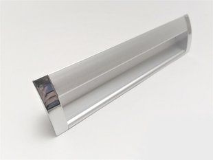 Ручка для мебели врезная алюминий/хром DU 08 160мм DU 08AL/160 G2 фото