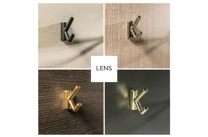 Меблевий вішак для одягу Lens інокс WZ-LENS-06 фото