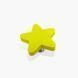Детская мебельная ручка кнопка Star small желтая одинарная DFX-111-120 фото 1